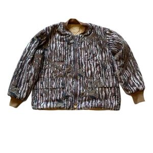 Vintage Camo Reversible Bomber Jacket